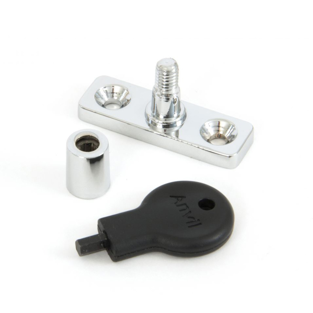 From the Anvil Locking Casement Stay Pin - Polished Chrome